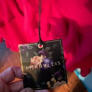 Hot pink large flowy blouse